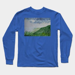 A storm in mountains Long Sleeve T-Shirt